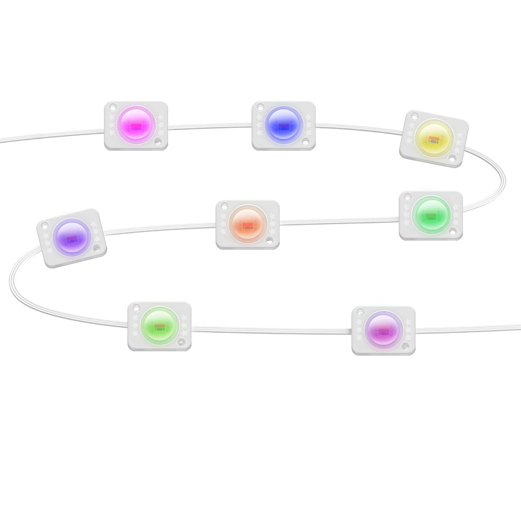 RGB Eaves Light Bluetooth Eaves Light String LED Eaves Lamp Outdoor Waterproof Eaves Lamp Room Eaves Lamp Symphony Eaves Lamp