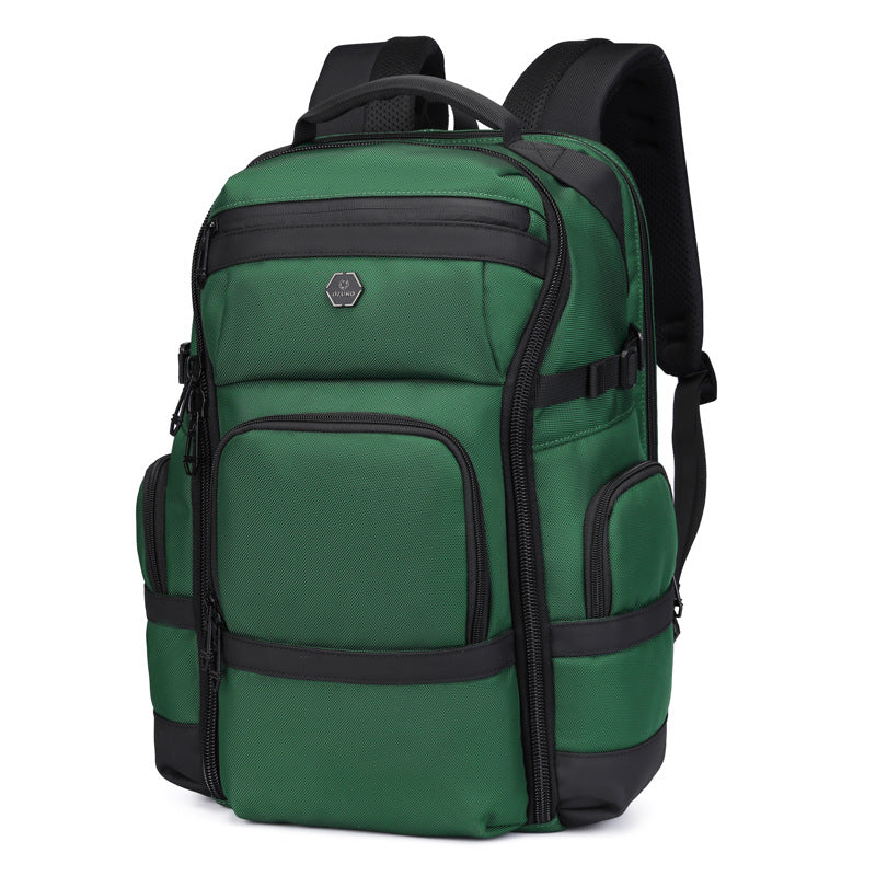 Business Backpack Men's Large Capacity Waterproof Computer Bag Multifunctional commuter backpack with a simple and sophisticated feel