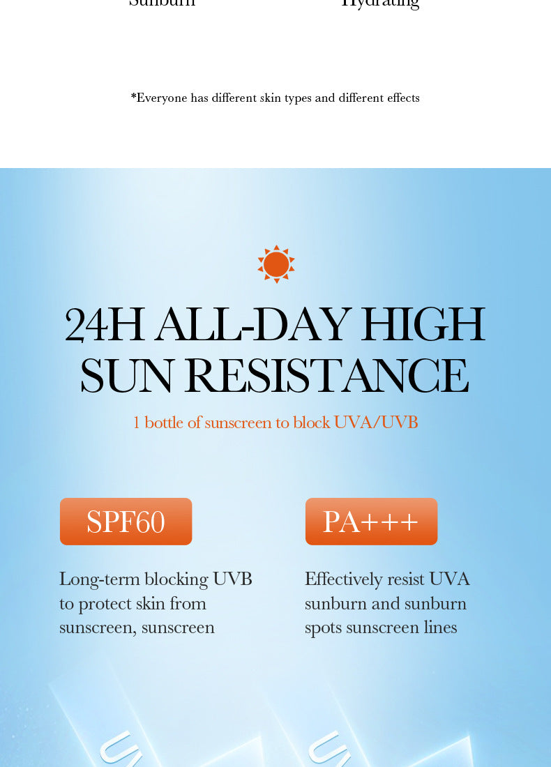BIOAOUA Aloe Vera Sunscreen Sunscreen Isolation Refreshing Three-in-One Sunscreen Spray Wholesale