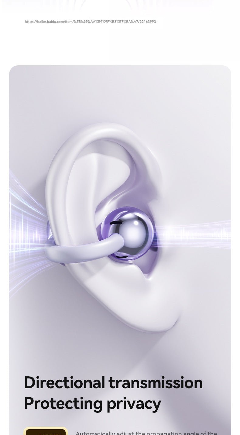 Popular M91AI Smart Translation Bluetooth Earbuds Clip-on High-Quality Bone Conduction Wireless Bluetooth Earbuds