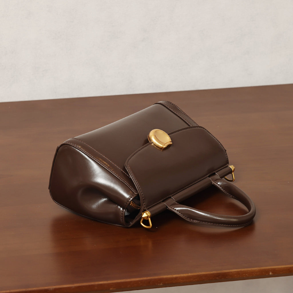Vintage Simple Small Square Bag2025New Korean Style Personality Single Shoulder Bag Casual Crossbody Bag High-end Niche Handbag