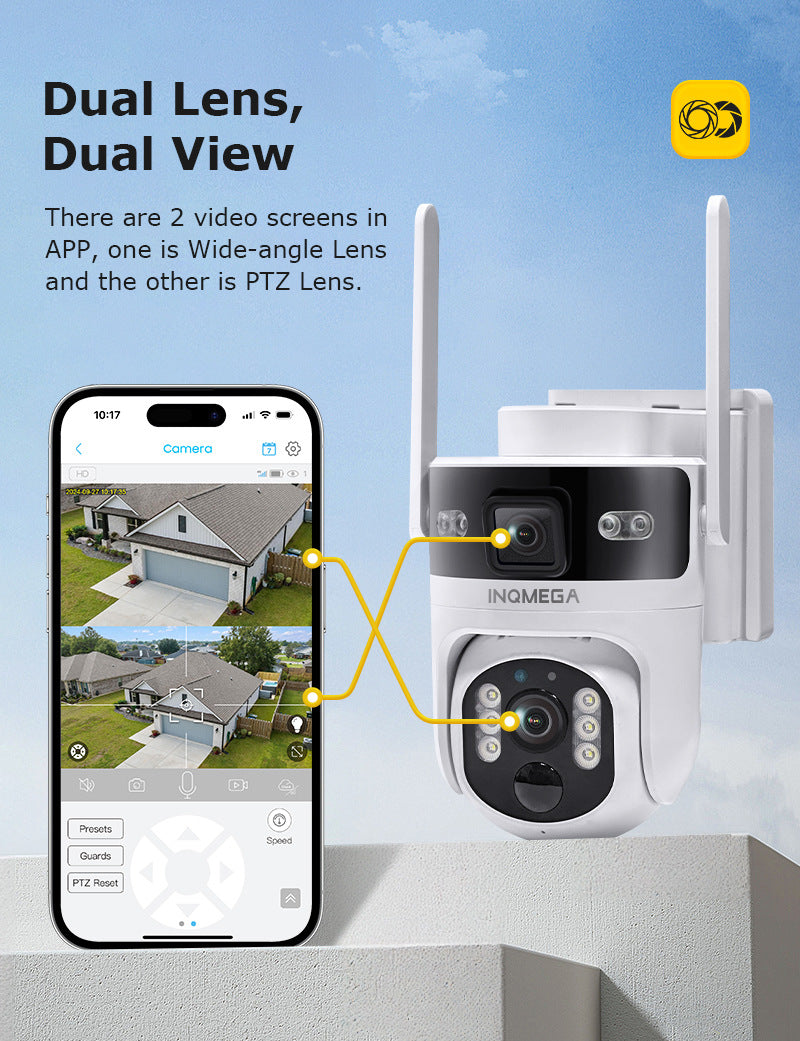 Exclusively for New Private Models4G Solar-powered Camera6MP HD Full Color Low Power Camera Night Vision