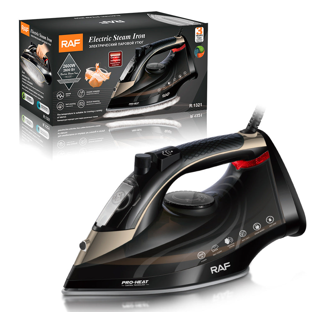 RAF European standard dry and wet dual-use steam iron for home use Handheld Ironing Electric Iron Portable Garment Steamer R.1321