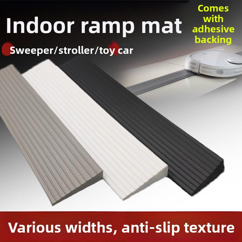 Sweeper ramp mat, threshold strip, high-low step transition, anti-slip, pressure-resistant, stair mat, thickened for flooring
