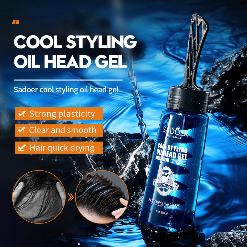 Men's styling gel for slicked-back hair SADOER Natural Fluffy Fragrant Hair Wax Cross-Border Wholesale