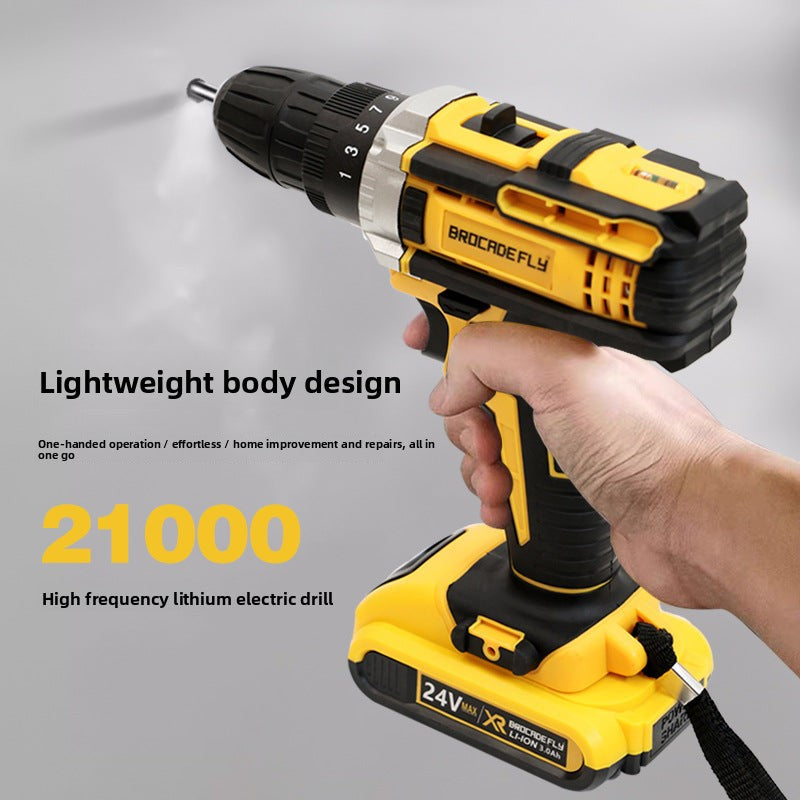 Electric Drill Hardware Tool Set Repair Tools Multi-Functional Electric Drill Impact Drill Electrician Complete Set