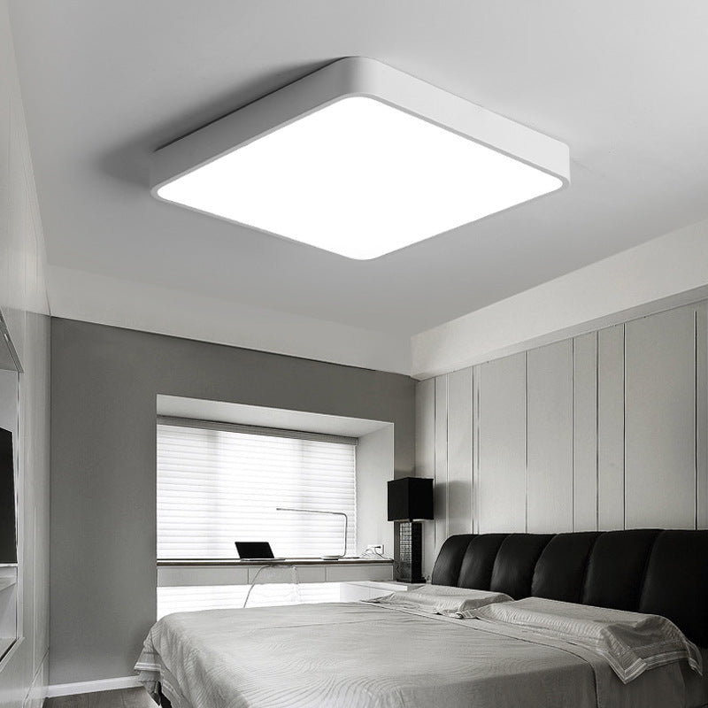 Macarons led Ceiling Light Round Modern Minimalist Bedroom Light Iron Art Ultra-thin Living Room Light Home Balcony Light