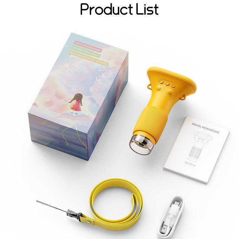 Children's Portable Optical Microscope Magnifier Toy Handheld Mini Student Experiment Science Handheld Microscope