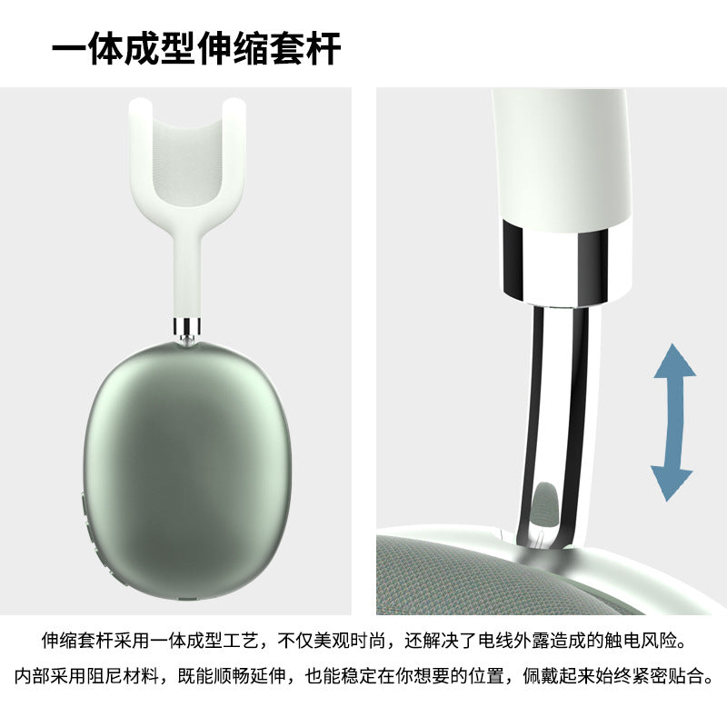 Hot-selling Over-ear Bluetooth Headphones with Long Battery Life, Wireless Headset Compatible with Apple Max Huawei