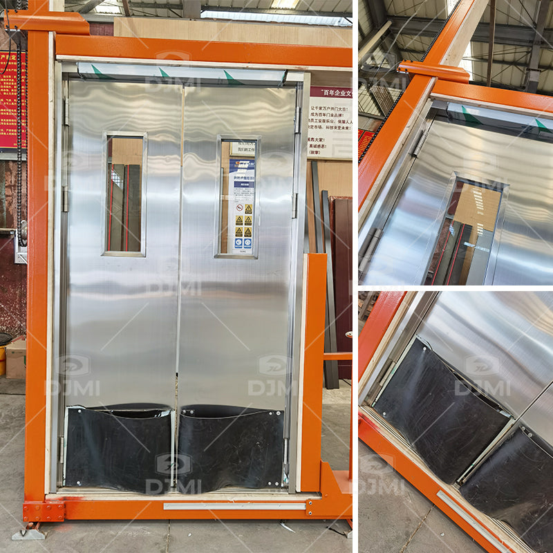 Customized Security Stainless Good Metal Entry Fireproof Door Commercial Exterior Fire Rated Steel Doors
