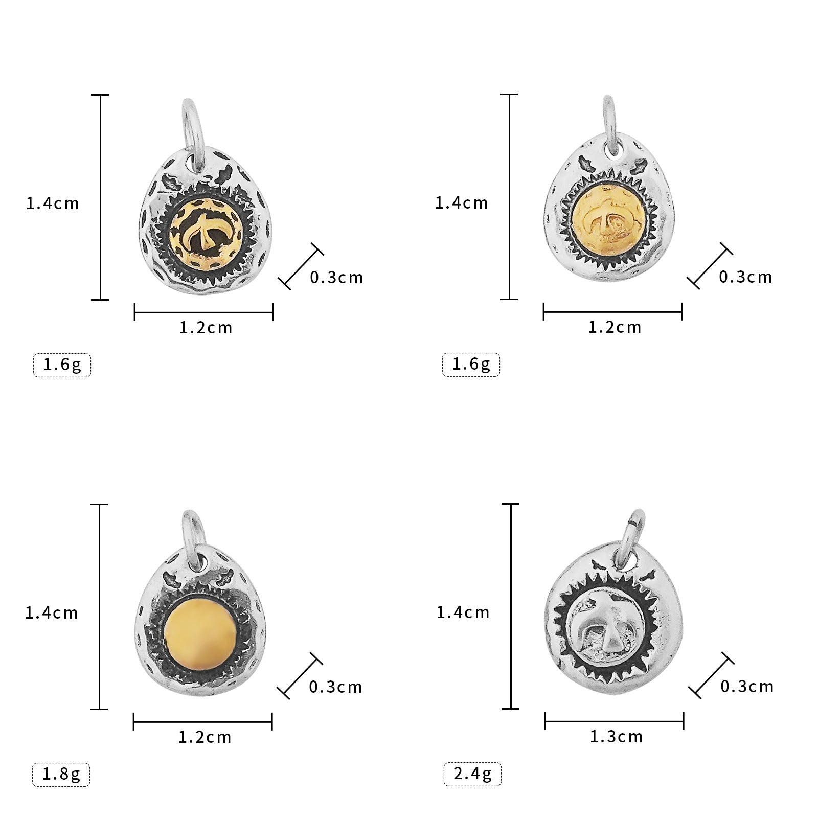 New Stainless Steel Necklace Accessories Japanese Takahashi Goro Cross Wheel Disc Chain Titanium Steel Eagle Hook Taijiao Chain