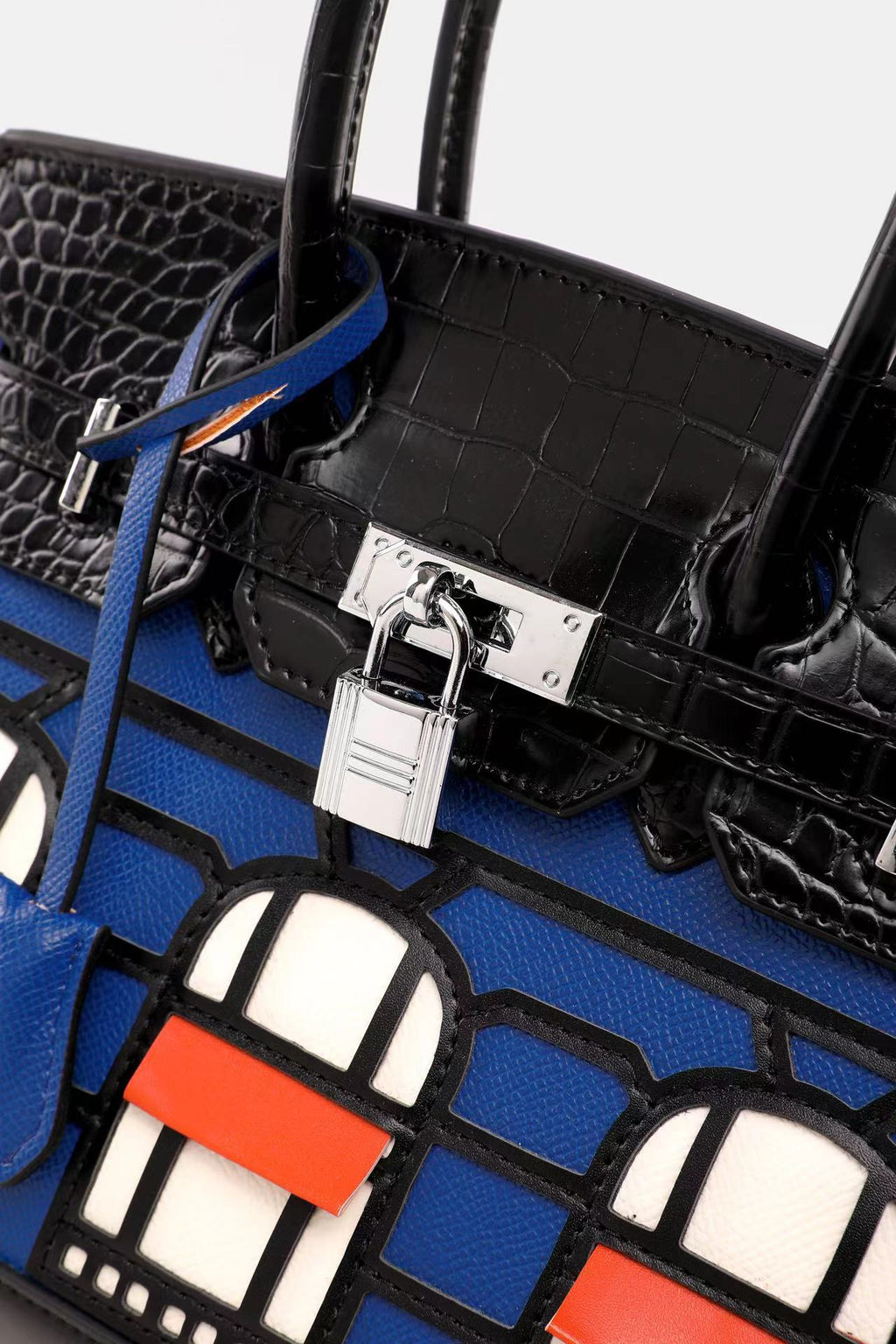 2024New Style House Bag Feel Platinum Bag Crocodile Pattern Casual Versatile Elegant Handbag Single Shoulder Crossbody Bag