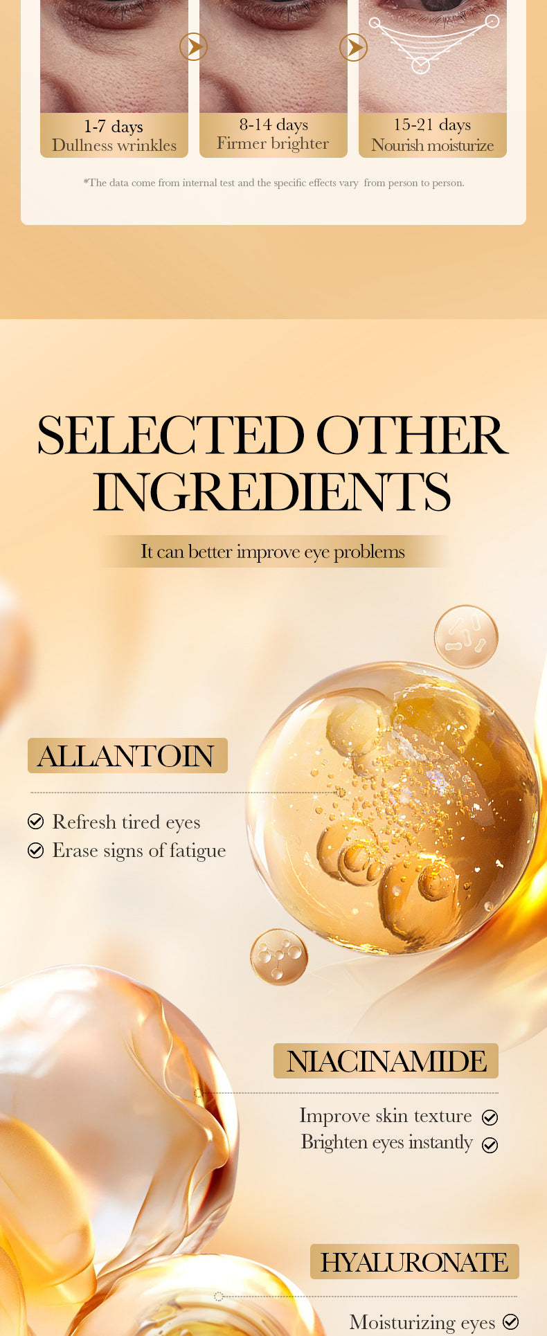 Collagen Anti-Wrinkle Firming Eye Mask SADOER Hydrating and moisturizing eye mask patch  foreign trade wholesale