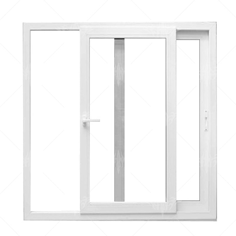 Modern Design System Customized  Double Glass Hurricane Impact Aluminium Sliding Window