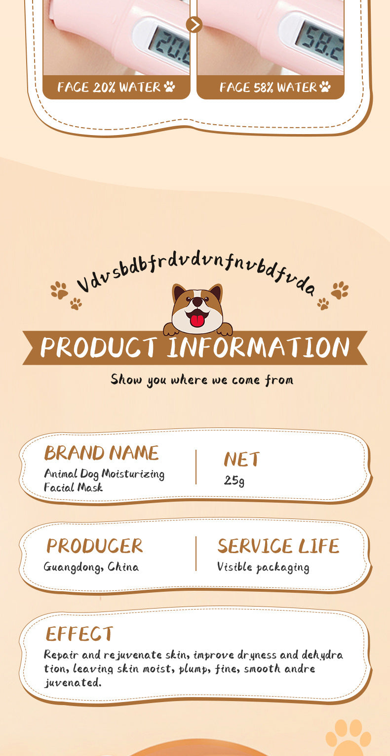 Animal Pattern Mask25g SADOER Hydrating and Moisturizing Skin Care Tablets for  Wholesale