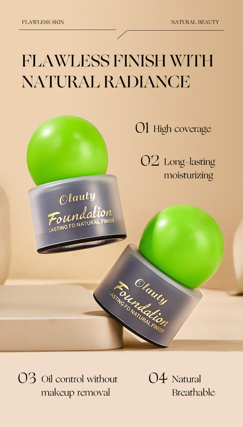 Olauty American Long-lasting Waterproof Foundation for Spot and Acne Coverage30g Packaged version