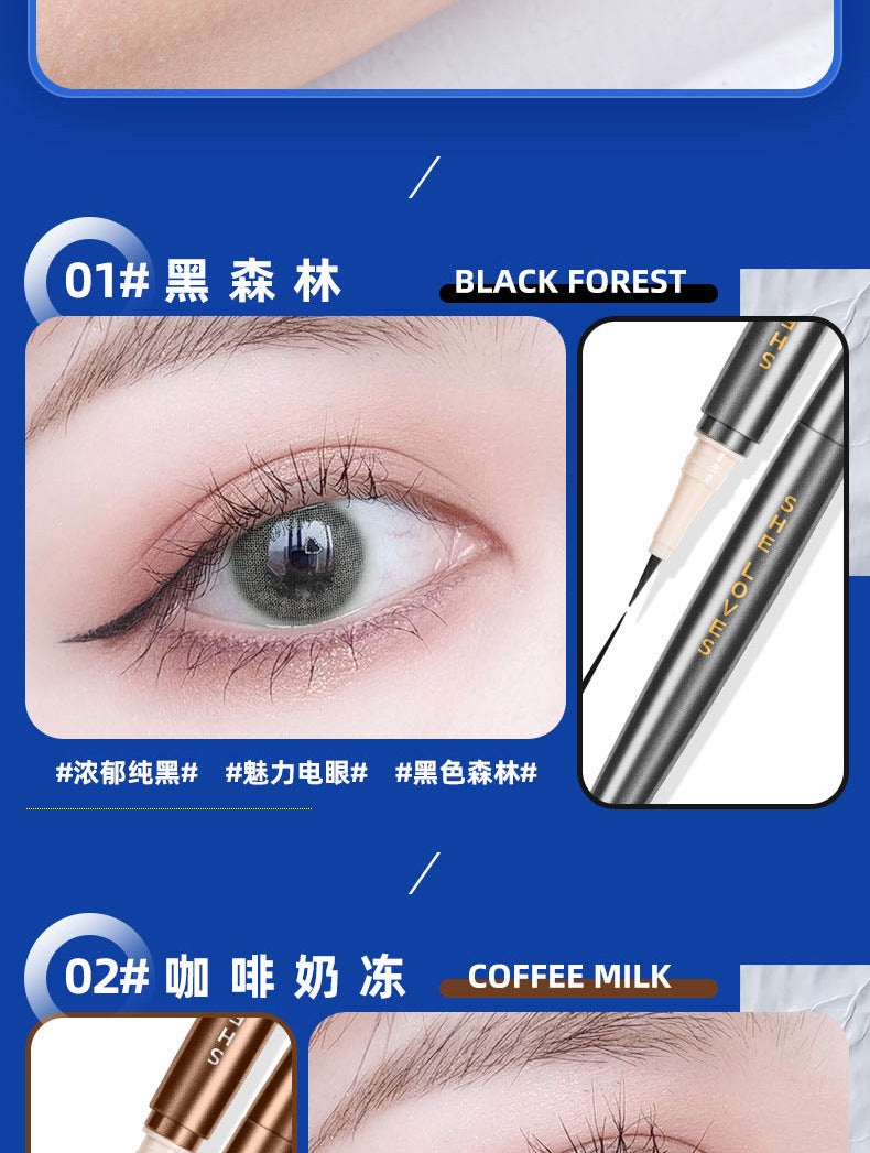 SHELOVES Eyeliner Waterproof Non-Smudge Black Brown Ultra-Fine Lower Lash Liquid Eyeliner Pen