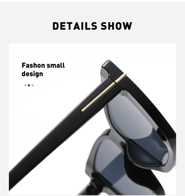 European and American Fashion Cat Eye Sunglasses for Women with High-end Feel Korean Style T Fashionable Sunglasses for Women Wholesale
