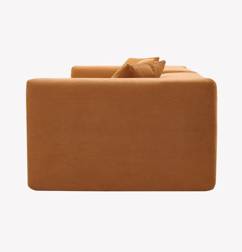 Fully Compressed Sofa Compression Sofa Corduroy Fabric Sofa for Home Living Room Straight Sofa Shipping and tax not included