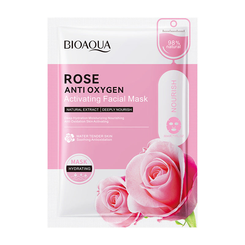 Mask30gBIOAOUA Honey Hydrating Pearl Moisturizing Rose Snail Moisturizing  Foreign Trade Wholesale