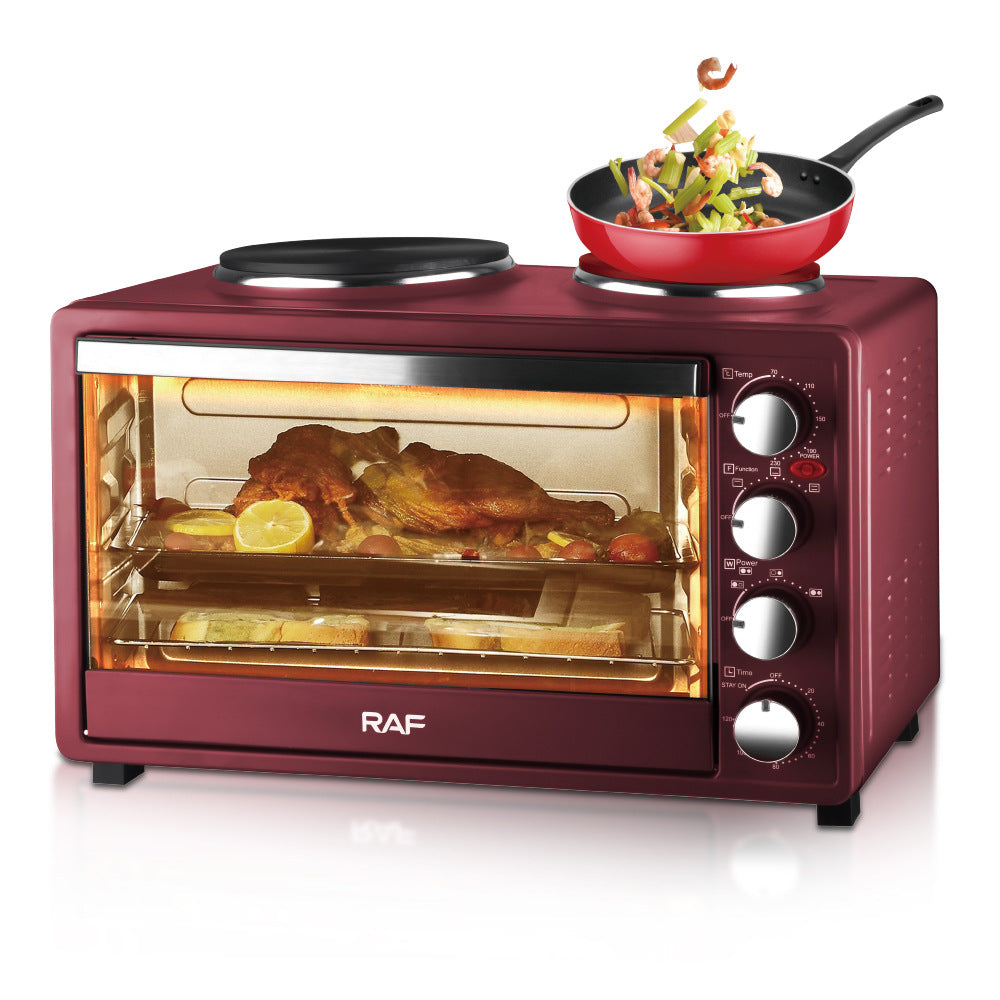 RAF Specially designed for European and American standard electric ovens and electric stoves with dual burners40L Large Capacity Top and Bottom Heating Home Oven