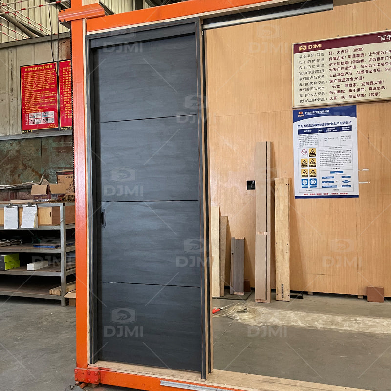 Factory Direct High Quality Modern Smart Interior Sliding Wooden Pocket Door Sliding for Bathrooms