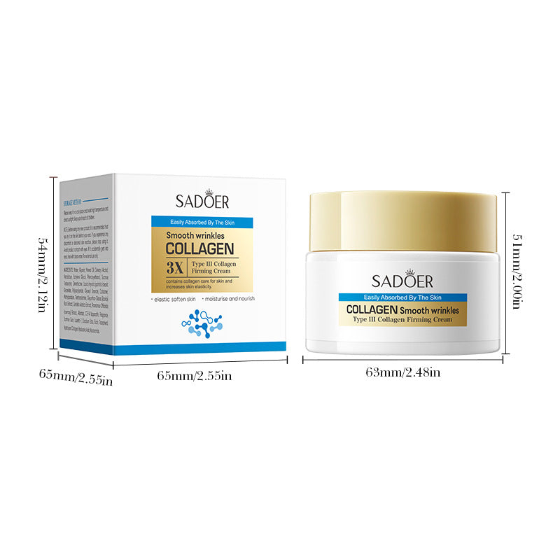 Cross-border Type III Collagen Wrinkle Cream60g Skin rejuvenation hydrating moisturizing face cream wholesale from foreign trade manufacturer