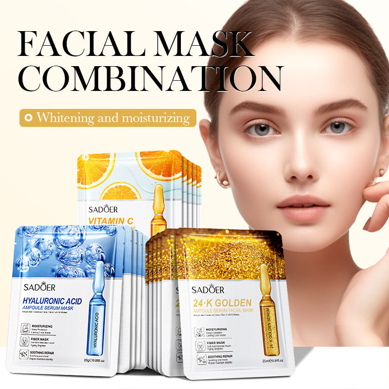 Ampoule Essence Mask SADOER Hyaluronic Acid Hydrating Vitamin C Moisturizing  Wholesale