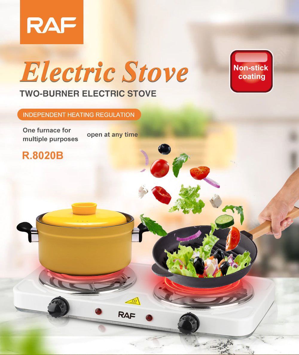 Double-Head Electric Ceramic Stove Small Household Appliance Multi-Functional Cooking Coffee Stove Household Small Electric Stove Wholesale