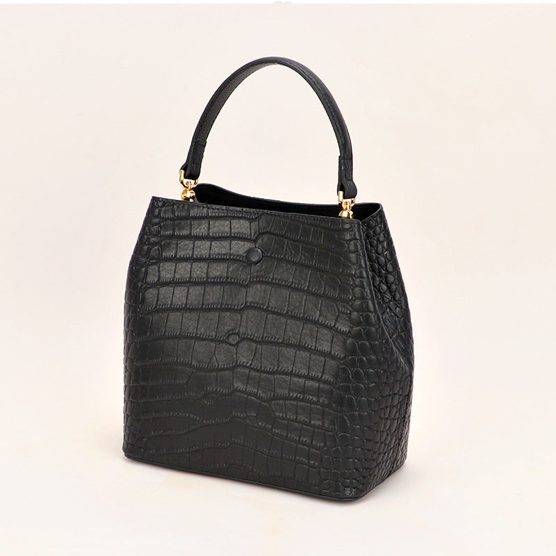 Spring and Autumn New Bucket Bag for Women, European and American Fashion Trend, Retro Personality Handbag, Single Shoulder Crossbody Bag for Ladies