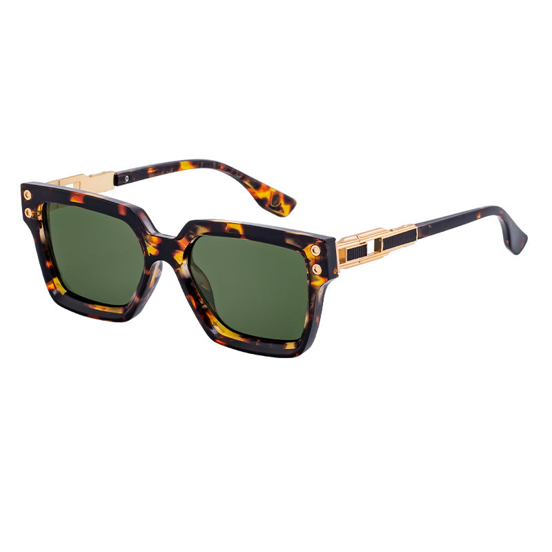 2025New European and American Style Square Frame Sunglasses for Men High-end Sun Protection Sunglasses Men's Trend Wholesale sunglasses