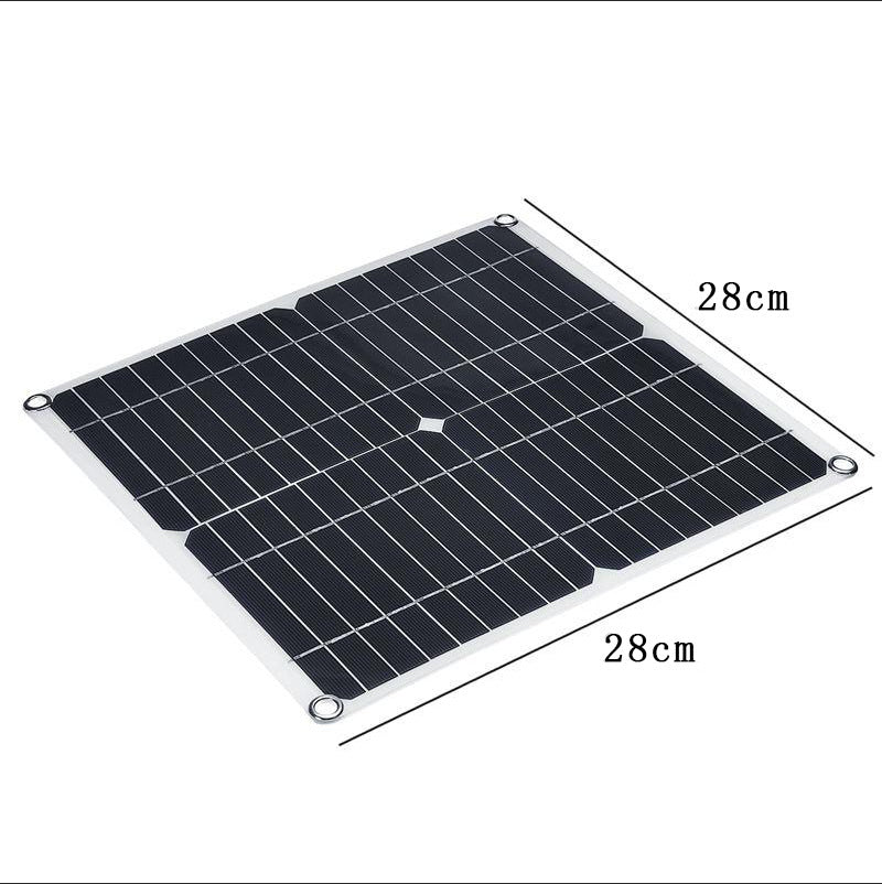 Solar panel lightweight portable semi-flexible solar panel DC Solar charger includes solar controller
