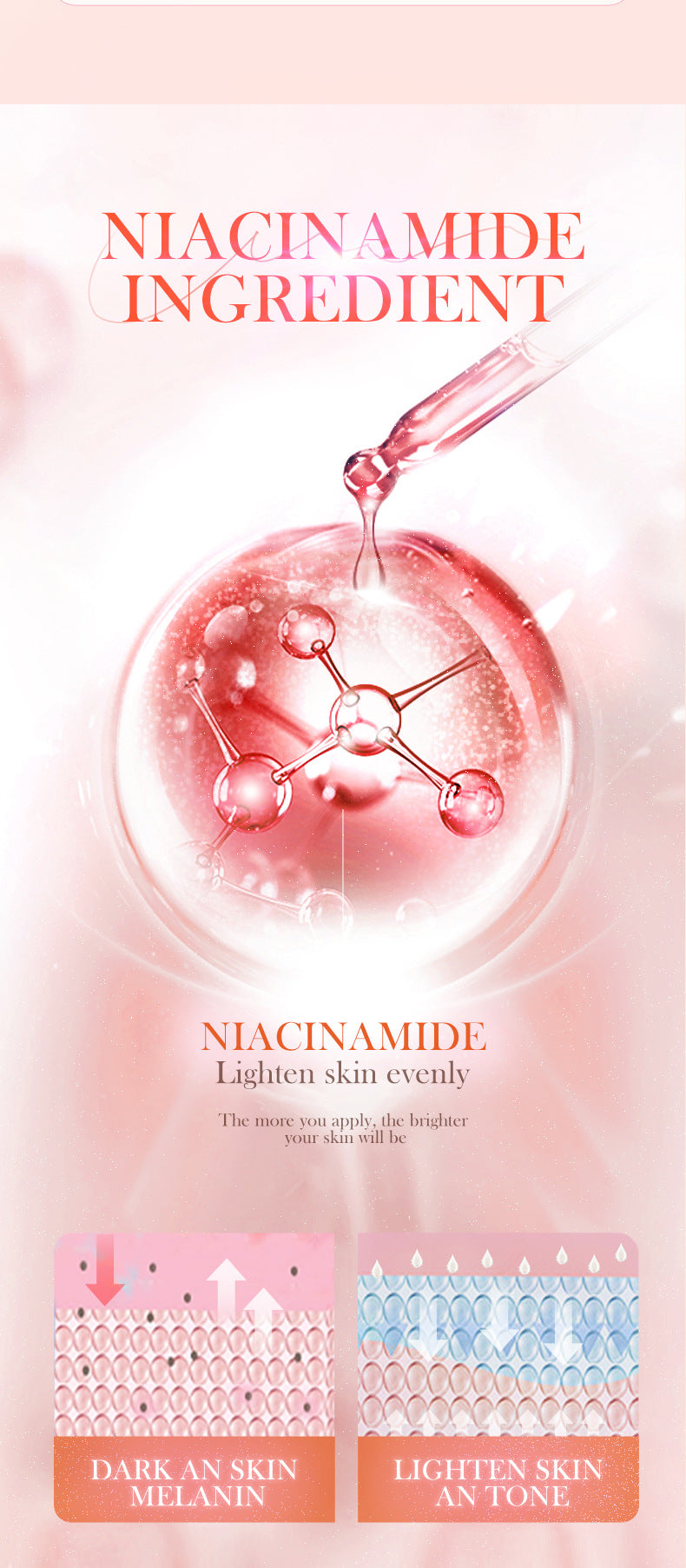 Joint Whitening and Dark Spot Removal Serum50ml SADOER Enhance Beauty Whitening Body  Wholesale