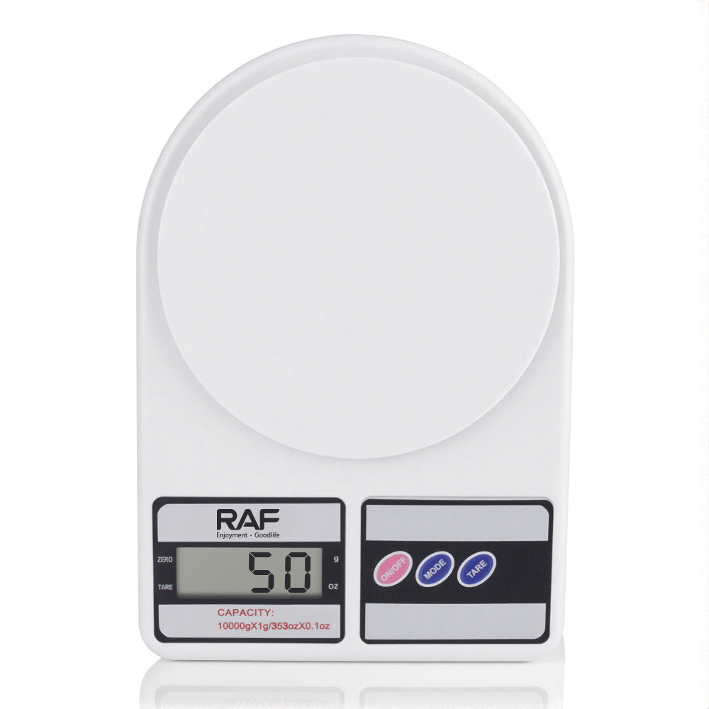 RA  Stainless Steel Kitchen Scale Household LCD Display Multi-Unit Conversion Tare Function Waterproof Auto-Off