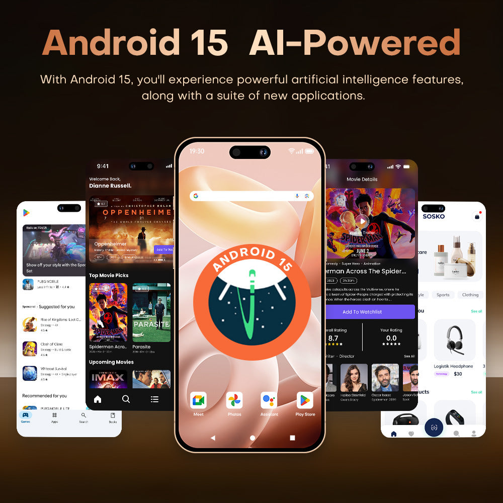 Hot Sale i17 Pro Max Android Smartphone16+1T Mobile phone source factory available