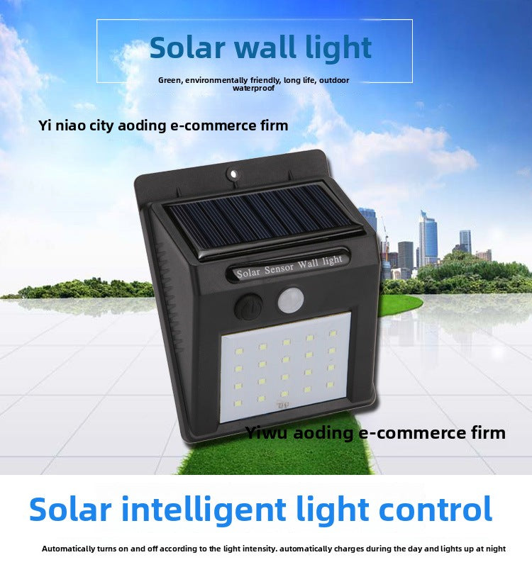 Solar Wall Lamp212LED Motion Sensor Wall Light 114LED Garden lamp20LED Waterproof Street Light