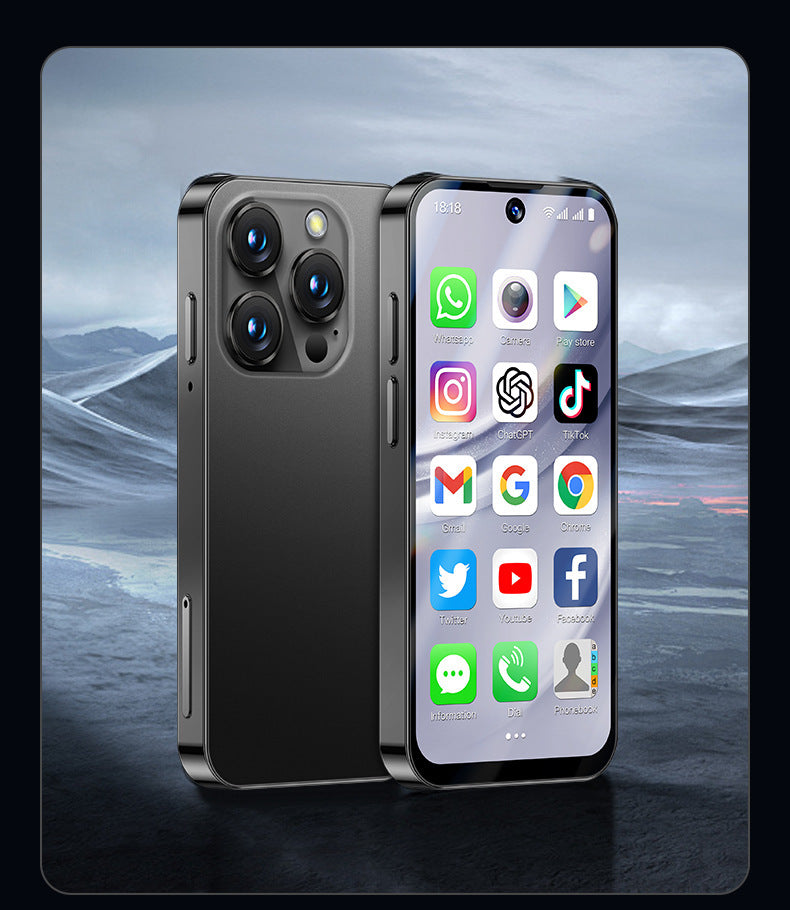XS19pro Mini Phone Compact Quad-Core Perforated Screen3.88inch Android smartphone foreign language