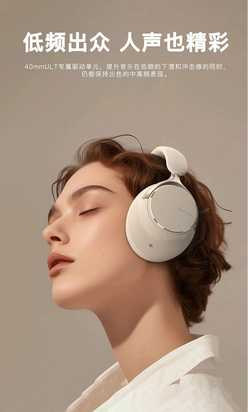 Private Model2025New metal heavy bass long battery life over-ear headphones ANC Noise Cancelling Wireless Bluetooth Headphones B13