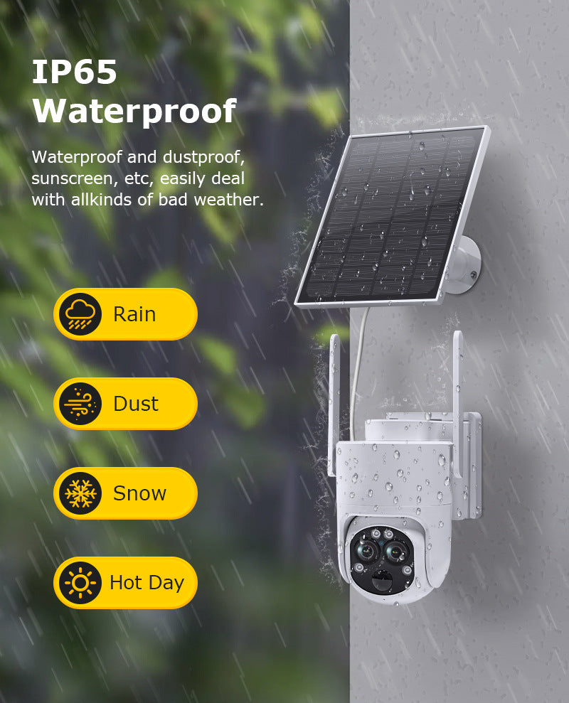 Outdoor4G Solar Camera Low Power Consumption122x Zoom Binoculars WiFi Full Color Night Vision Camera Wholesale