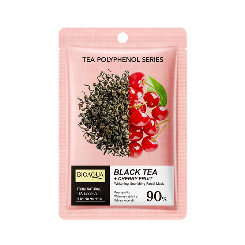 Green Tea Blueberry Rejuvenating Mask BIOAOUA Hydrating and Moisturizing Face Mask Stickers Cross-Border Wholesale