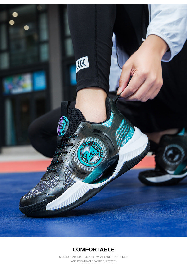 2025New Youth Professional Training Practical Wear-Resistant Basketball Shoes fashion Trend Men's Shoes Cushioning Sports Shoes