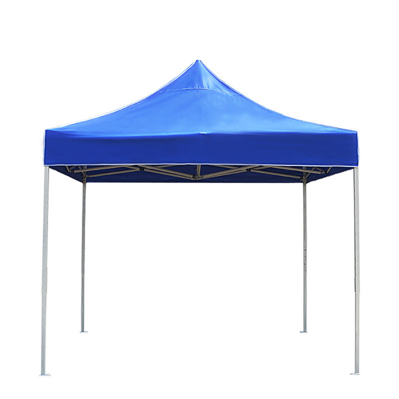 Four-Corner Rainproof Tent Four-Leg Rain Shelter Outdoor Advertising Exhibition Stall Use Sunshade Rain Cover Retractable Folding Canopy