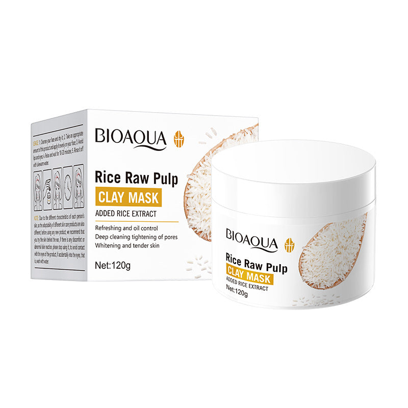 Rice Skincare Set BIOAOUA Rice Puree Series Six-Piece Set Box  Wholesale