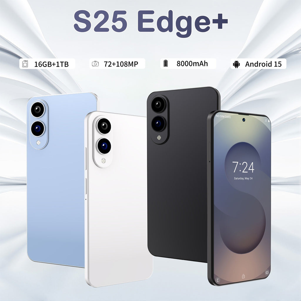 New Smartphone S25 Edge+Large Screen16+1T Smartphone Factory Price Wholesale(Popular)