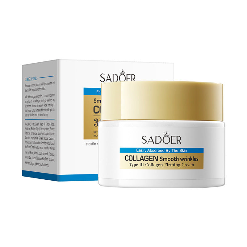 Cross-border Type III Collagen Wrinkle Cream60g Skin rejuvenation hydrating moisturizing face cream wholesale from foreign trade manufacturer