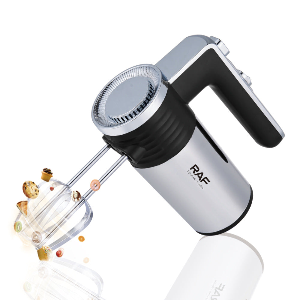 RAF EU Standard High-Power Baking Whisk Cream Mixer Fully Automatic Handheld Household Electric Egg Beater