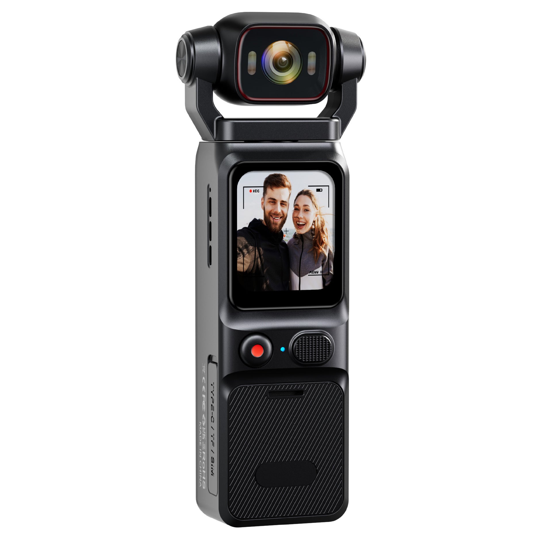 Handheld4K Ultra-clear Travel Camera2D Touch Screen Gyroscope Algorithm Anti-Shake WIFI Interconnected Movement VOLG Camera