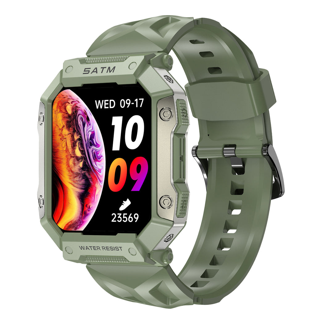 PG333Smart Watch2.01inch Bluetooth Call, Heart Rate Monitor, Pedometer, Sleep Tracker, Message Reminder, Waterproof, Shockproof, Dustproof Sports