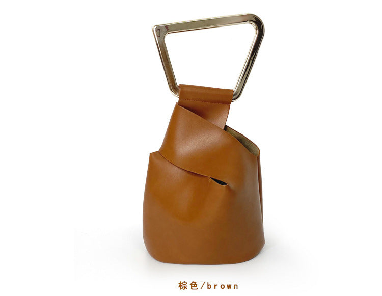 New Irregular Bucket Bag for Women, Large Capacity, Unique Acrylic, Niche Versatile Handbag, Fashionable Women's Bag