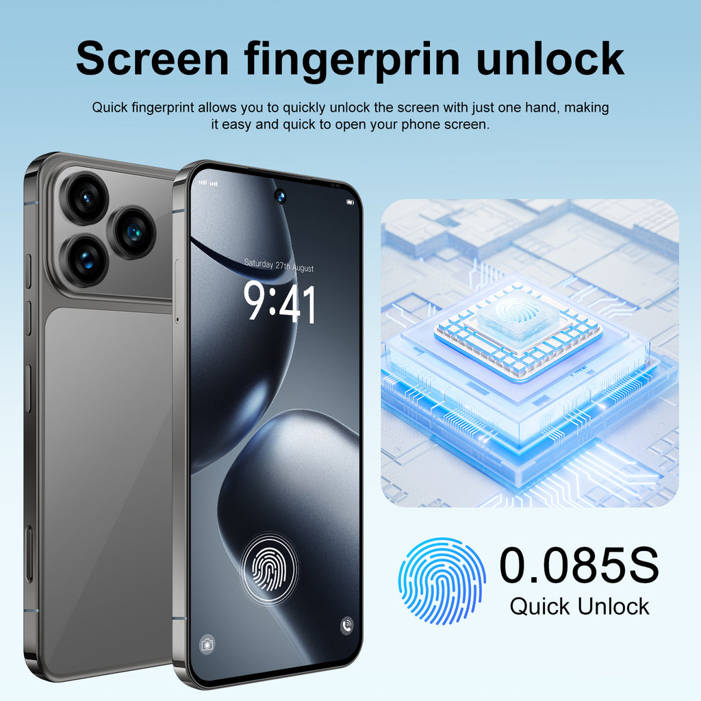 Smartphone A17 Pro Max Factory in stock7.3Inch16G+1T Android phone compatible